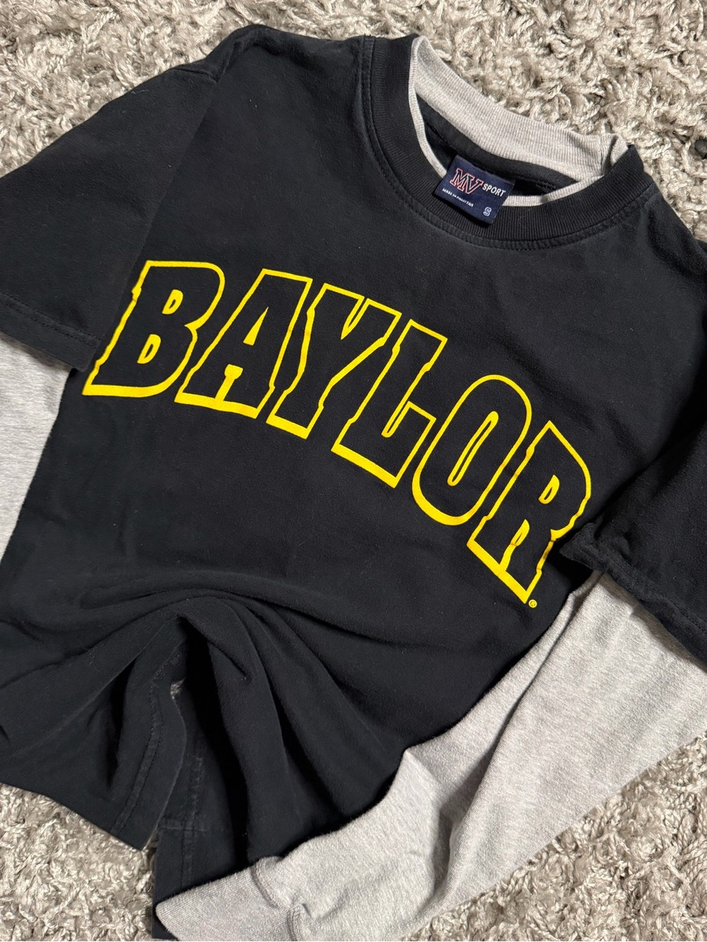 2000s Baylor Bears Double Shirt Long Sleeve